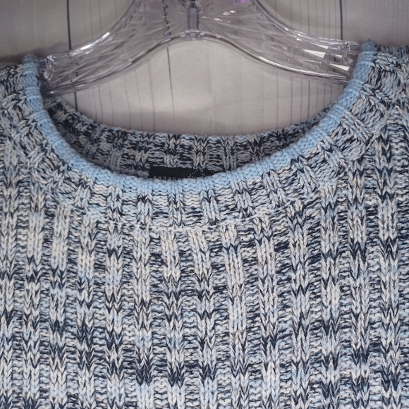 Vintage Y2K Southpole Knit Sweater Mens Size Medium Blue Big Front Logo Casual - Picture 7 of 13